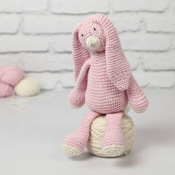 Mabel Bunny Kit Tricot Rose Bébé 1