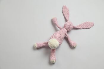 Mabel Bunny Kit Tricot Rose Bébé 3