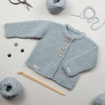 Kit de tricot pour bébé Lilly Cardigan 2