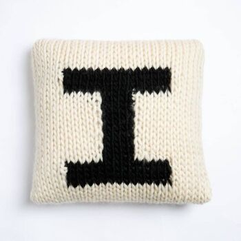 Kit de tricot de housse de coussin personnalisé 4