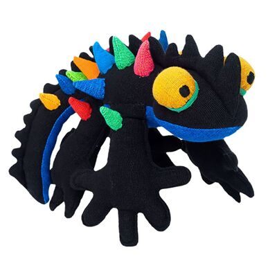 Peluche dragon épine noire