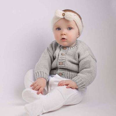 Baby Cardigan Knitting Kit