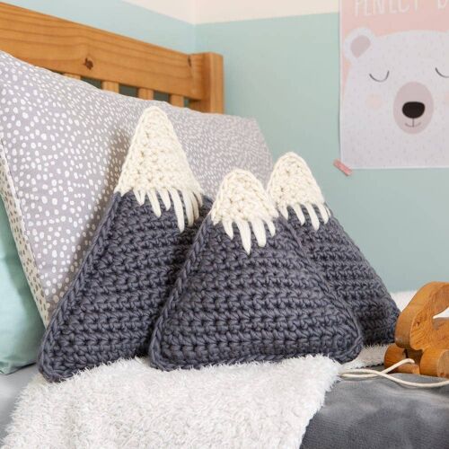 Mountain Top Cushion Crochet Kit