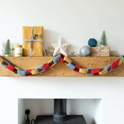 Christmas Paper Chain Knitting Kit