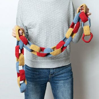 Kit de tricot de chaîne de papier de Noël 4