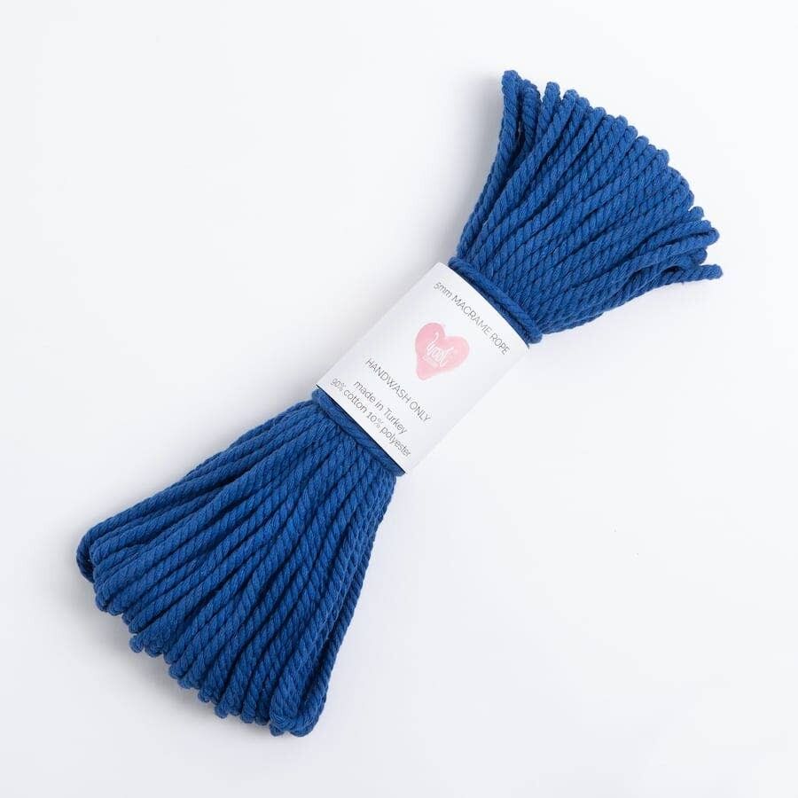 Corda Macramè 5mm in Blu