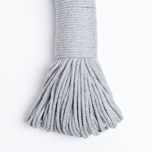 Macrame Cord Rope 3mm in Grey