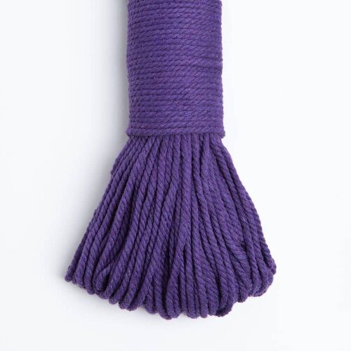 Macrame Cord Rope 3mm in Purple
