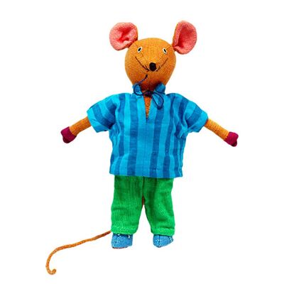 Papa souris en peluche