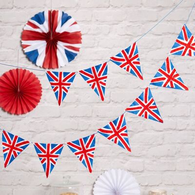 Kit de manualidades de fieltro Jubilee - Banderines Union Jack