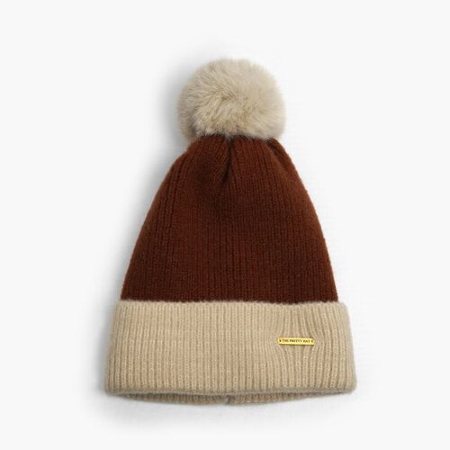 Jody Two Tone Fleece Lined Beanie