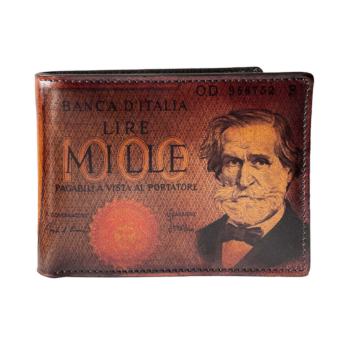 Portefeuille horizontal pour homme VERDI avec ou sans porte-monnaie