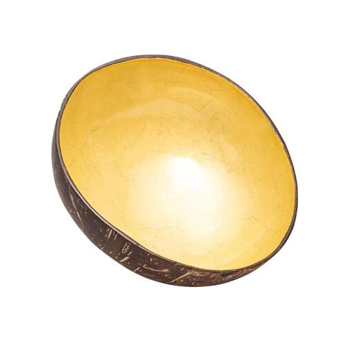 Yellow Deco Coconut Bowl by chic.mic