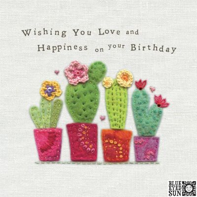 Cactus de cumpleaños - Touchy Feely