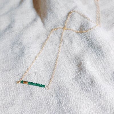 Norah green quartz necklace