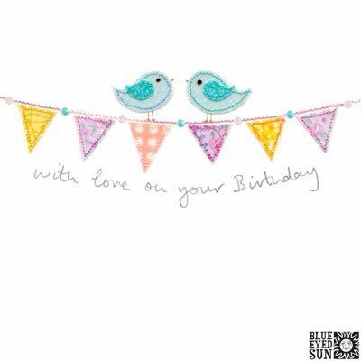 Banderines de cumpleaños - Sew Delightful