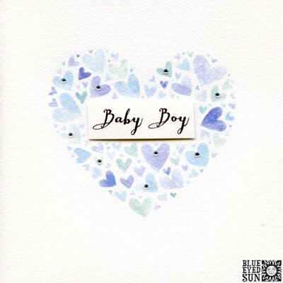 Baby Boy Heart - Charming