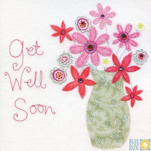 Get Well Soon Flowers - Vintage