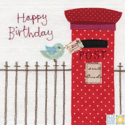 Birthday Post Box - Vintage