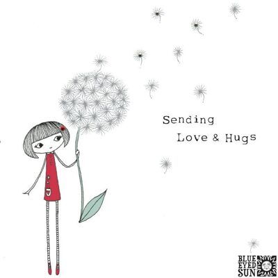 Sending hugs - Doodle Girl