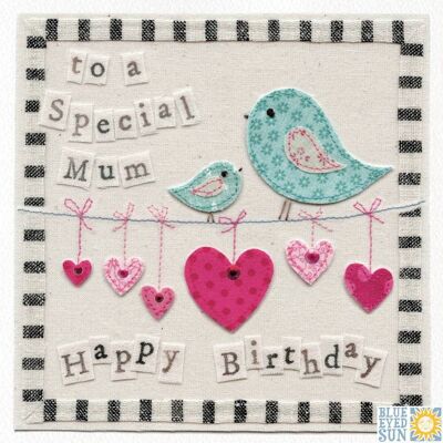 Anniversaire Maman Oiseaux - Vintage Too