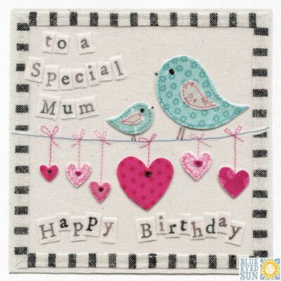 Cumpleaños de la mamá de los pájaros - Vintage también