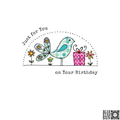 Pájaro de cumpleaños - Galleta