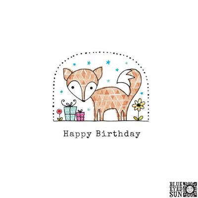 Birthday Fox - Biscuit