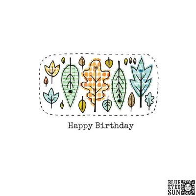 Birthday Leaves - Biscuit