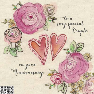 Special Couple on your Anniversary - Broderie