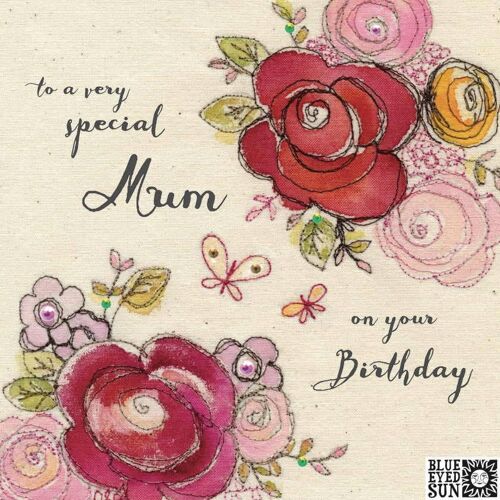 Mum Birthday - Broderie