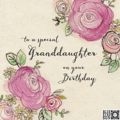 Granddaughter Birthday - Broderie