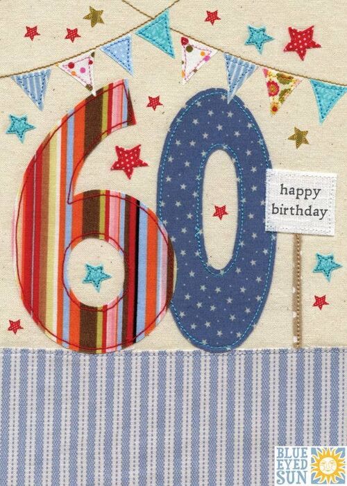 60th Birthday Bunting - Picnic Time