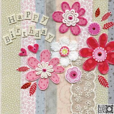 Fleurs Joyeux Anniversaire - Fabricadabra