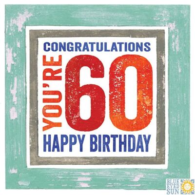 60 cumpleaños - En el marco