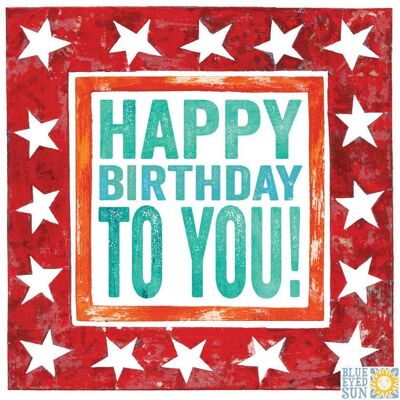 Happy Birthday To You - In The Frame