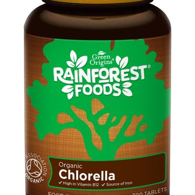 Rainforest Foods Organic Chlorella Tablets 300 x 500mg