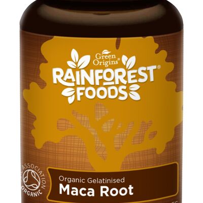 Rainforest Foods Organic Maca Root Capsules 120 x 500mg