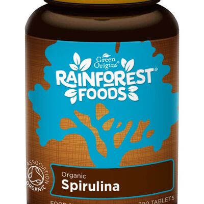 Rainforest Foods Organic Spirulina Tablets 300 x 500mg