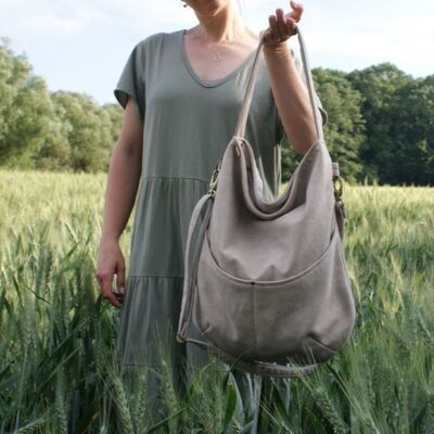 Everyday beige vegan handbag shoulder bag