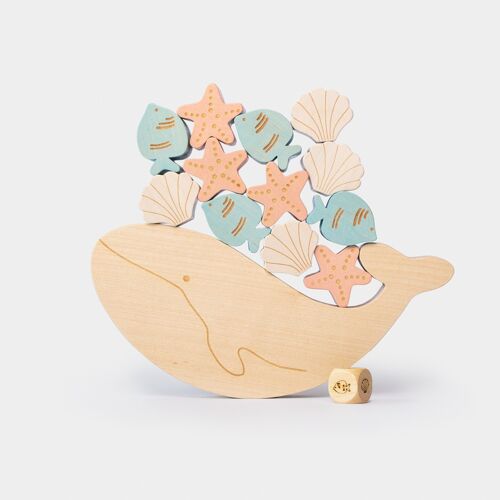 Whale - Wooden Balance Game