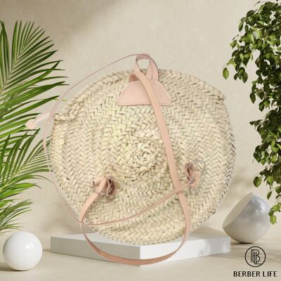Round Straw Bag Backpack