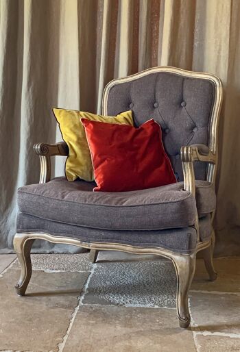 Housse de coussin HAMPTON S argent 3