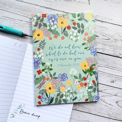 A5 Floral prayer journal