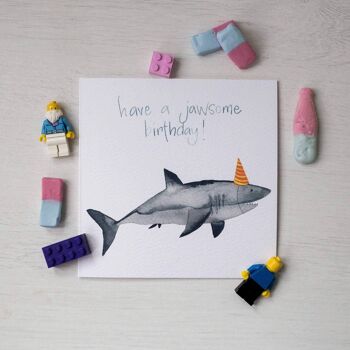 Kaufen Sie Hai-Geburtstagskarte zu Großhandelspreisen