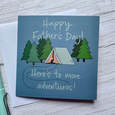 Here’s to more adventures Father’s Day card