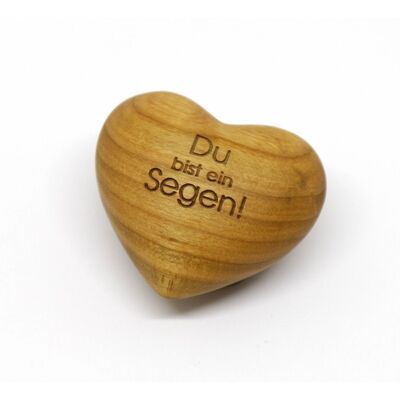 Wooden heart 'You are a blessing!'