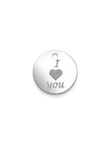 Bracelet avec pendentif 'Je t'aime' 2