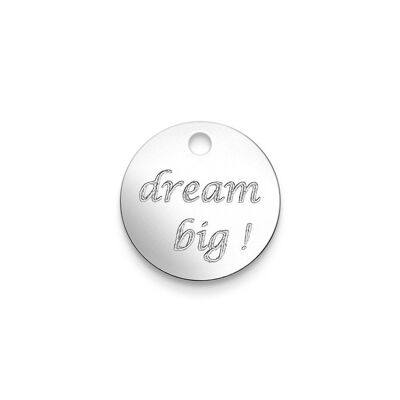 Pulsera con colgante 'dream big!'