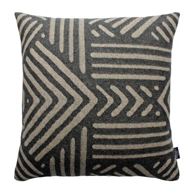 Housse de coussin MAORI L anthracite